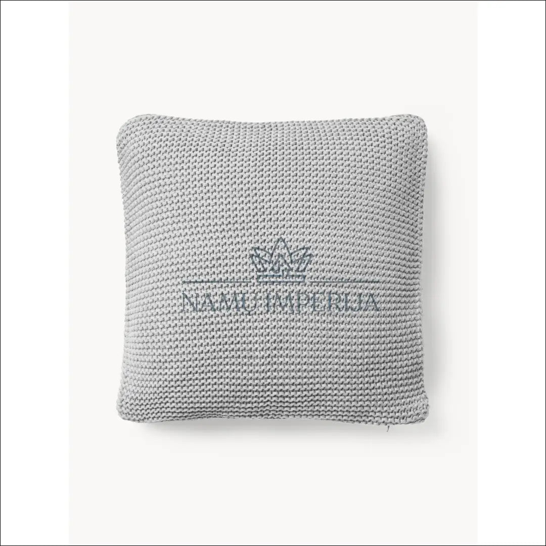 Dekoratyvinė megzta pagalvėlė DI4470 - €11 Save 60% __label:Pristatymas 1-2 d.d., color-pilka, interjeras,