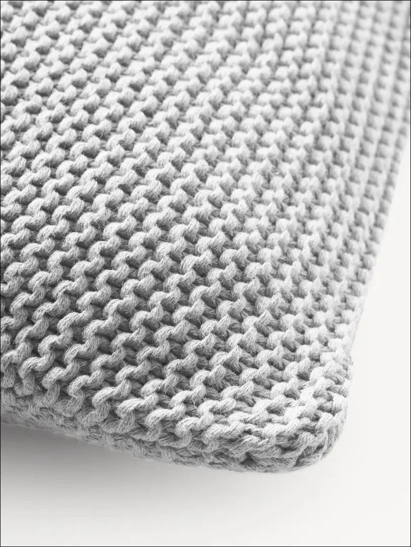 Dekoratyvinė megzta pagalvėlė DI4470 - €12 Save 55% __label:Pristatymas 1-2 d.d., color-pilka, interjeras,