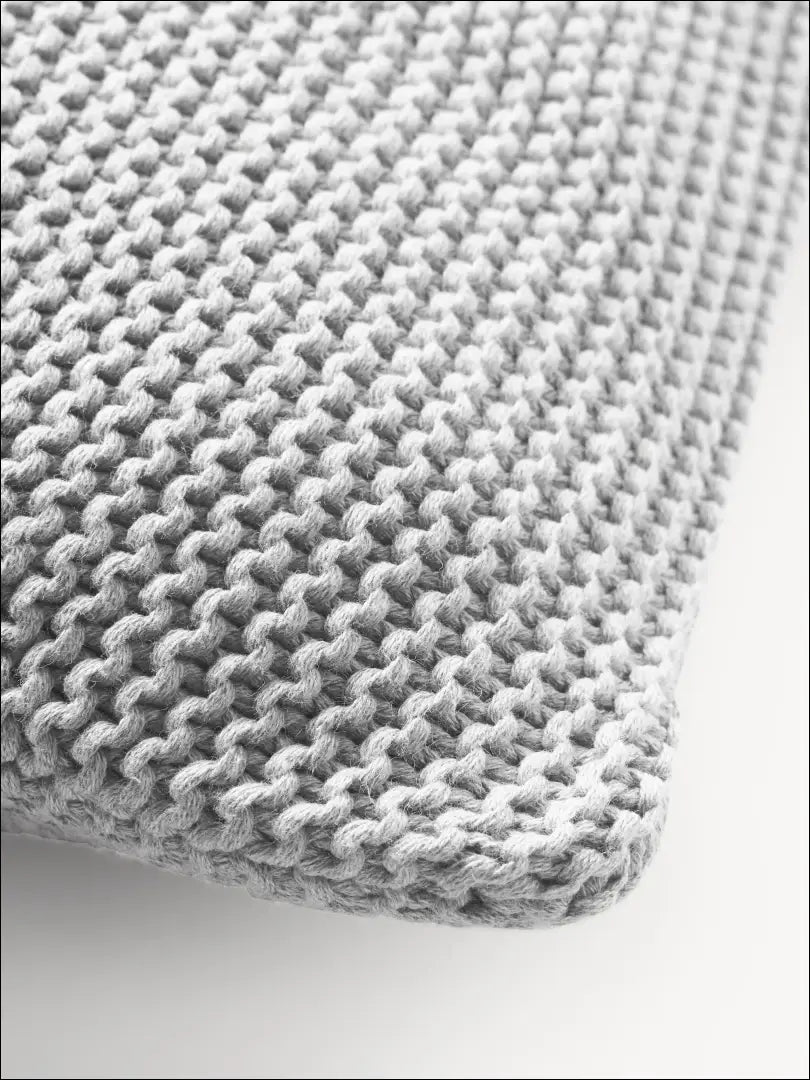 Dekoratyvinė megzta pagalvėlė DI7445 - €11 Save 55% __label:Pristatymas 1-2 d.d., color-pilka, interjeras,