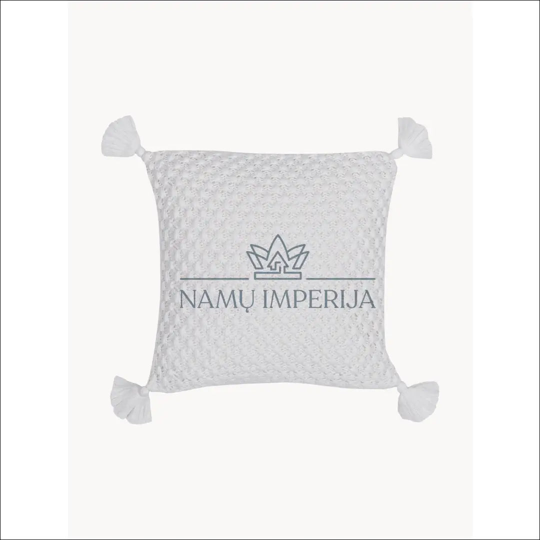 Dekoratyvinė pagalvėlė su kutais DI5174 - €12 Save 60% __label:Pristatymas 1-2 d.d., color-balta, interjeras,