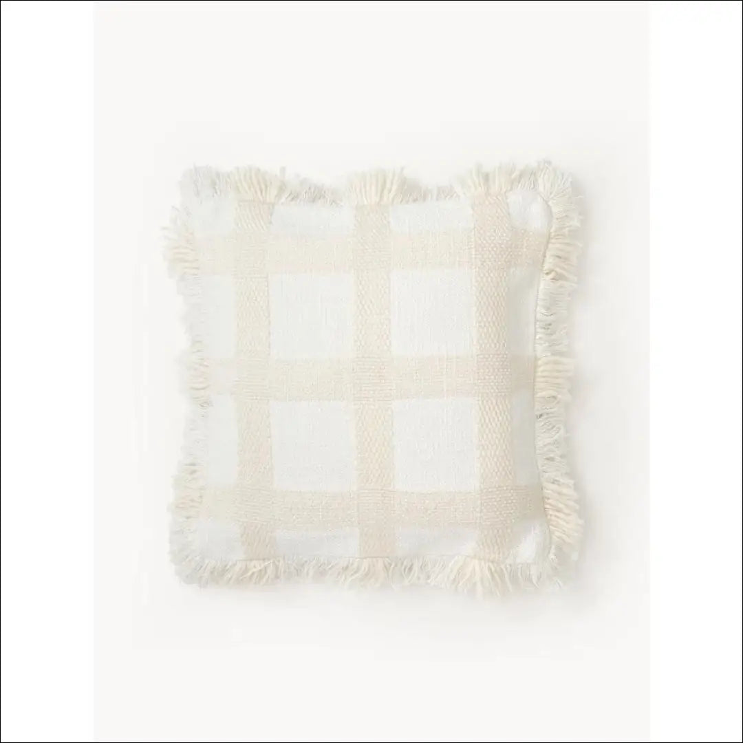 Dekoratyvinė pagalvėlė su kutais DI6404 - €15 Save 50% __label:Pristatymas 1-2 d.d., color-kremas, color-smelio,