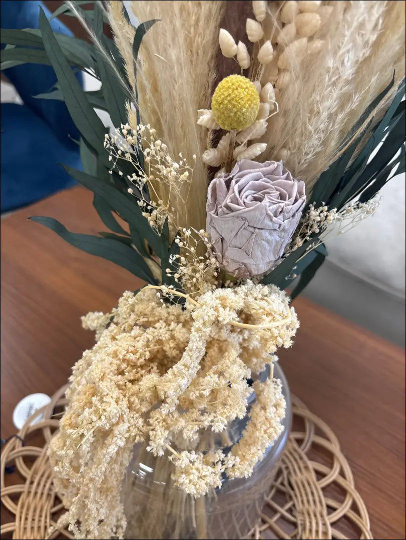 Dekoratyvinė puokštelė DI10654 - €8 Save 50% __label:Pristatymas 1-2 d.d., augalai, color-smelio, color-zalia,