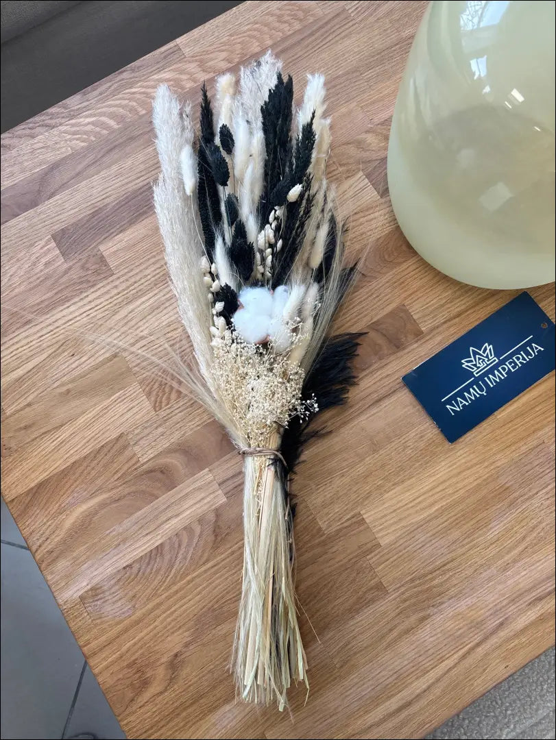 Dekoratyvinė puokštelė DI10655 - €8 Save 50% __label:Pristatymas 1-2 d.d., augalai, color-juoda, color-smelio,