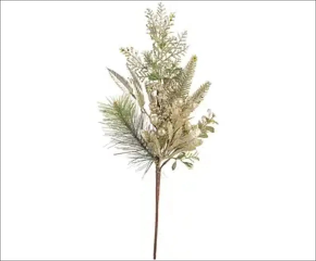 Dekoratyvinė šakelė DI6018 - €7 Save 70% __label:Pristatymas 1-2 d.d., augalai, color-auksine, color-zalia, interjeras
