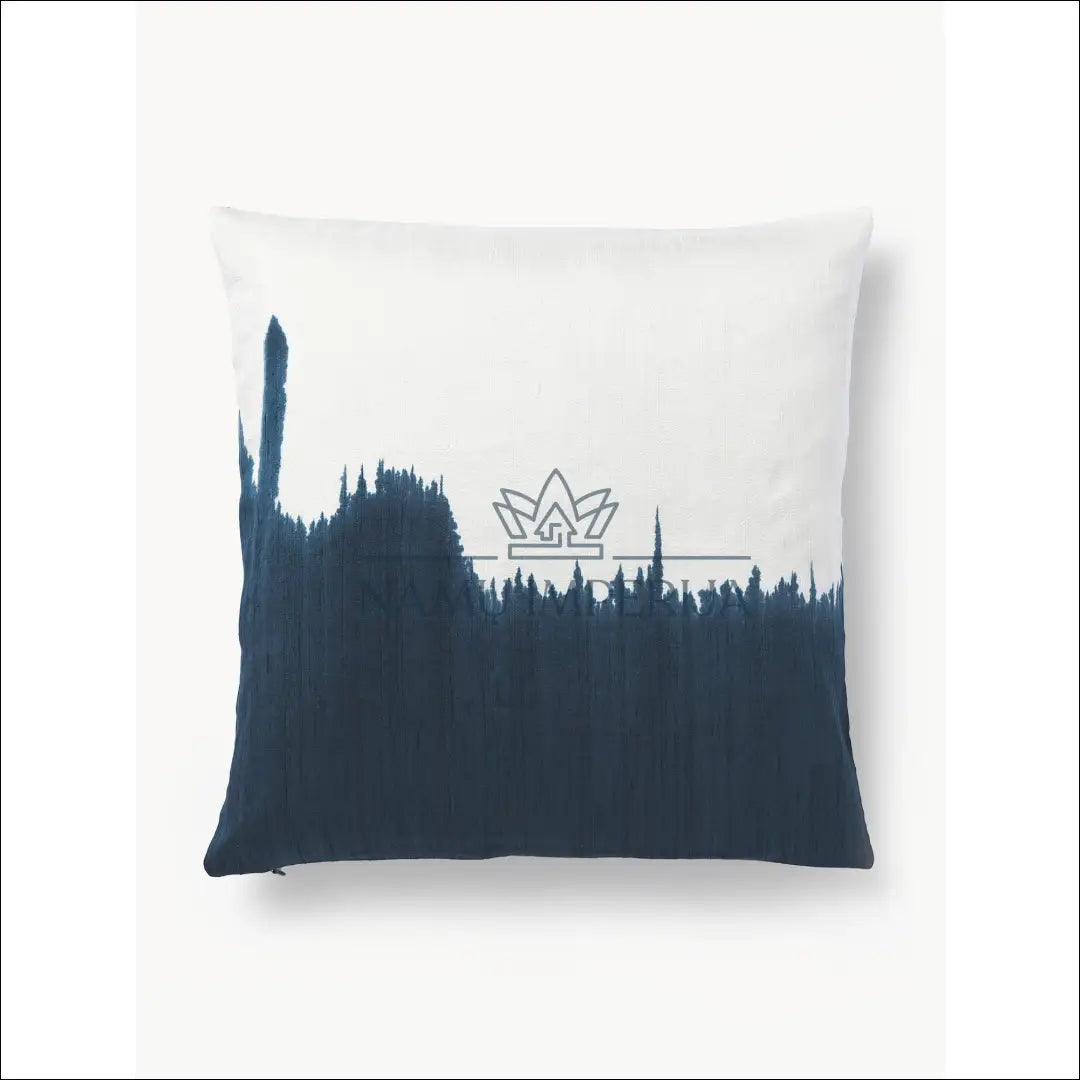 Dekoratyvinė šilko pagalvėlė DI5509 - €18 Save 55% __label:Pristatymas 1-2 d.d., color-balta, color-melyna, interjeras,