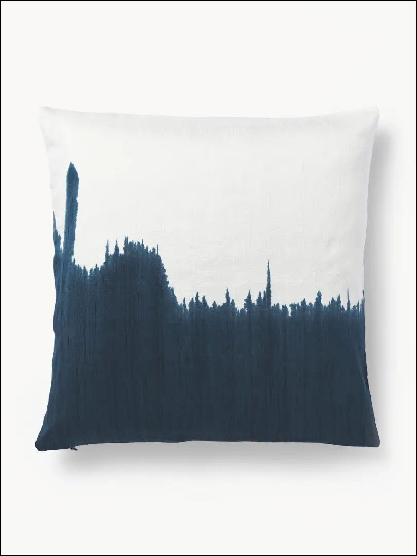 Dekoratyvinė šilko pagalvėlė DI5509 - €16 Save 60% __label:Pristatymas 1-2 d.d., color-balta, color-melyna, interjeras,