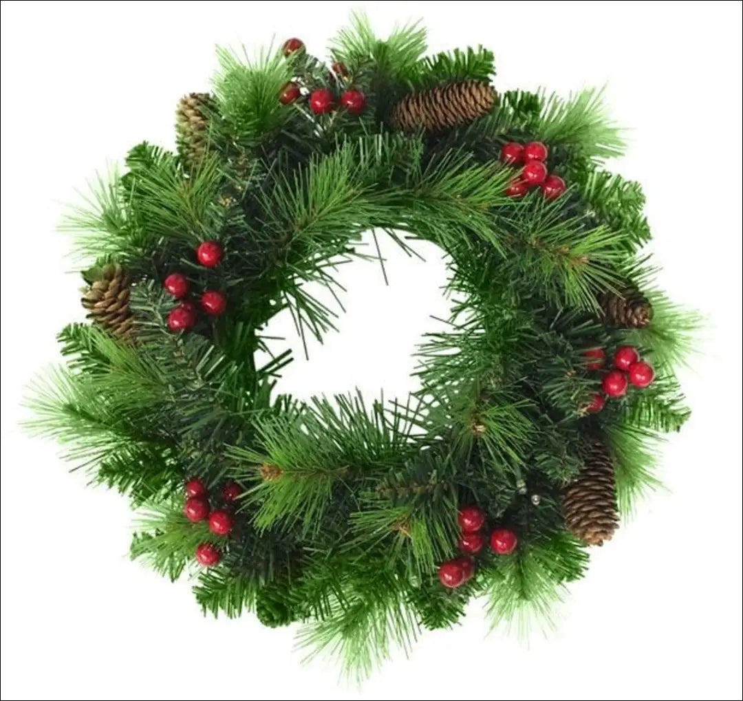 Dekoratyvinis LED vainikas DI10724 - €18 Save 50% __label:Pristatymas 1-2 d.d., color-zalia, kaledos,