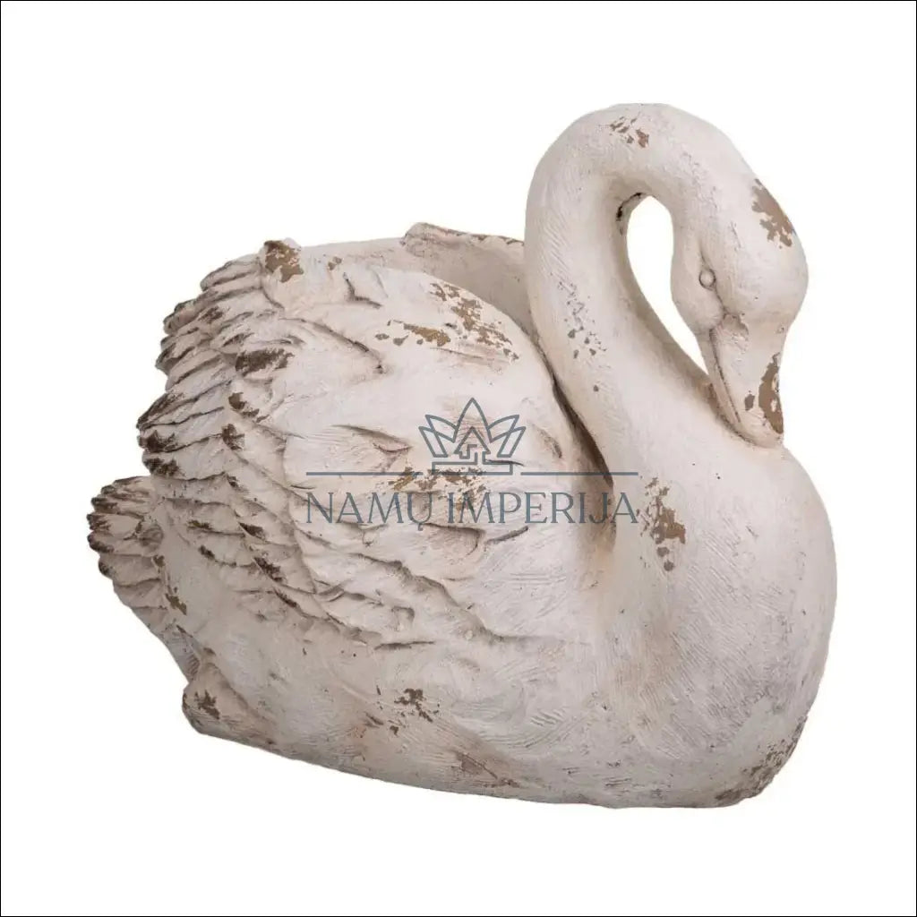 Dekoratyvinis vazonas ’Gulbė’ DI10155 - €65 Save 50% 50-100, __label:Pristatymas 1-2 d.d., color-balta, interjeras,
