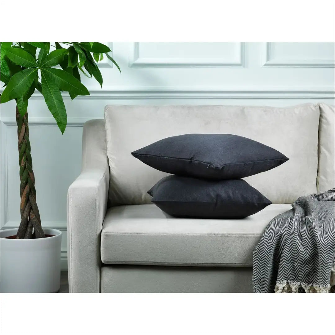 Dekoratyvinių pagalvėlių komplektas (2vnt) DI11720 - €9 Save 55% __label:Pristatymas 1-2 d.d., color-pilka, interjeras,