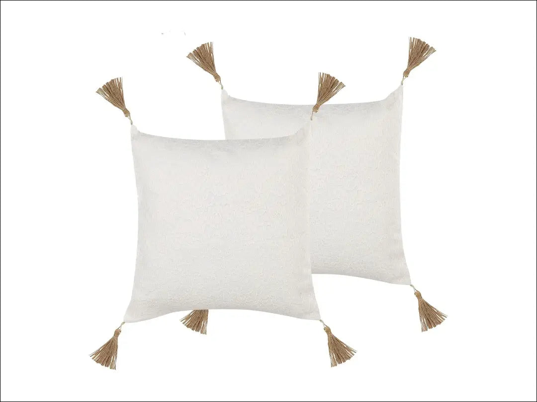 Dekoratyvinių pagalvėlių komplektas (2vnt) DI12144 - €20 Save 50% __label:Pristatymas 1-2 d.d., color-kremas,