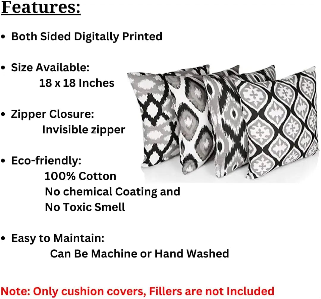 Dekoratyvinių pagalvėlių komplektas (4vnt) DI11341 - €24 Save 50% __label:Pristatymas 1-2 d.d., color-balta,