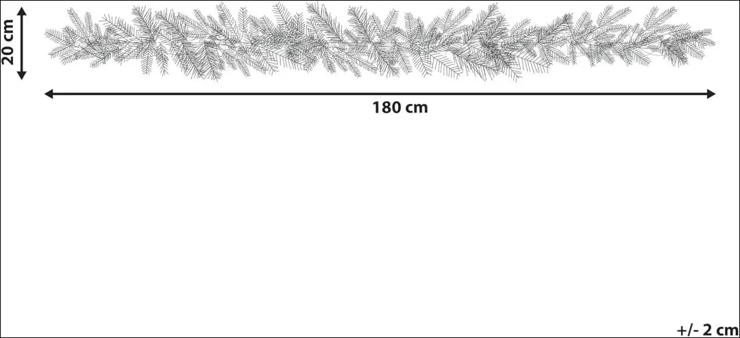Dirbtinė kalėdinė girlianda DA0267 - €33 Save 50% 25-50, __label:Pristatymas 1-2 d.d., kaledos €25 to €50 Garlands