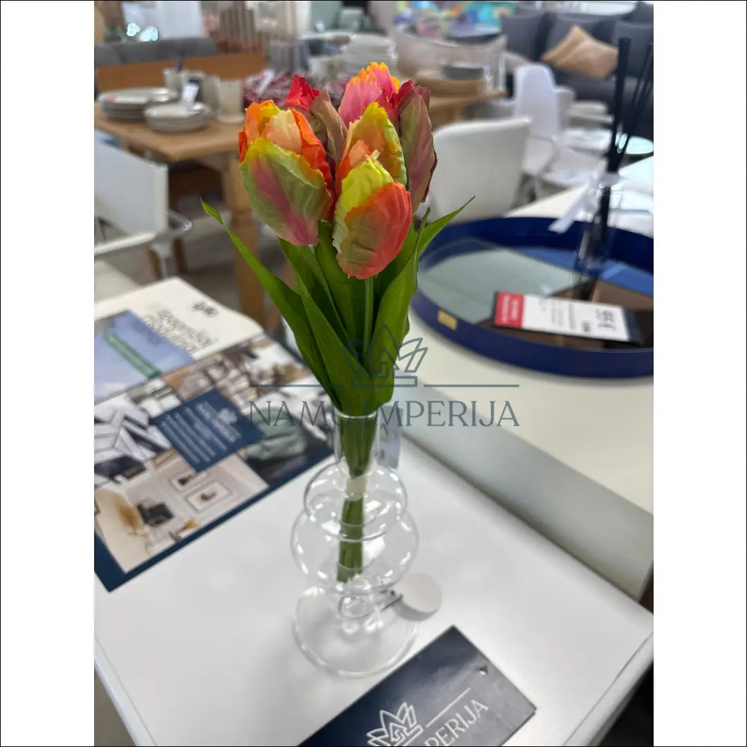 Dirbtinių tulpių puokštelė DI8613 - €8 Save 65% __label:Pristatymas 1-2 d.d., augalai, color-marga, color-margas,