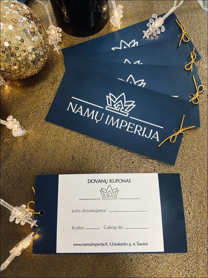 Dovanų kuponas 100 Eur - €100 100-200, to €200 | Namų imperija Fast shipping