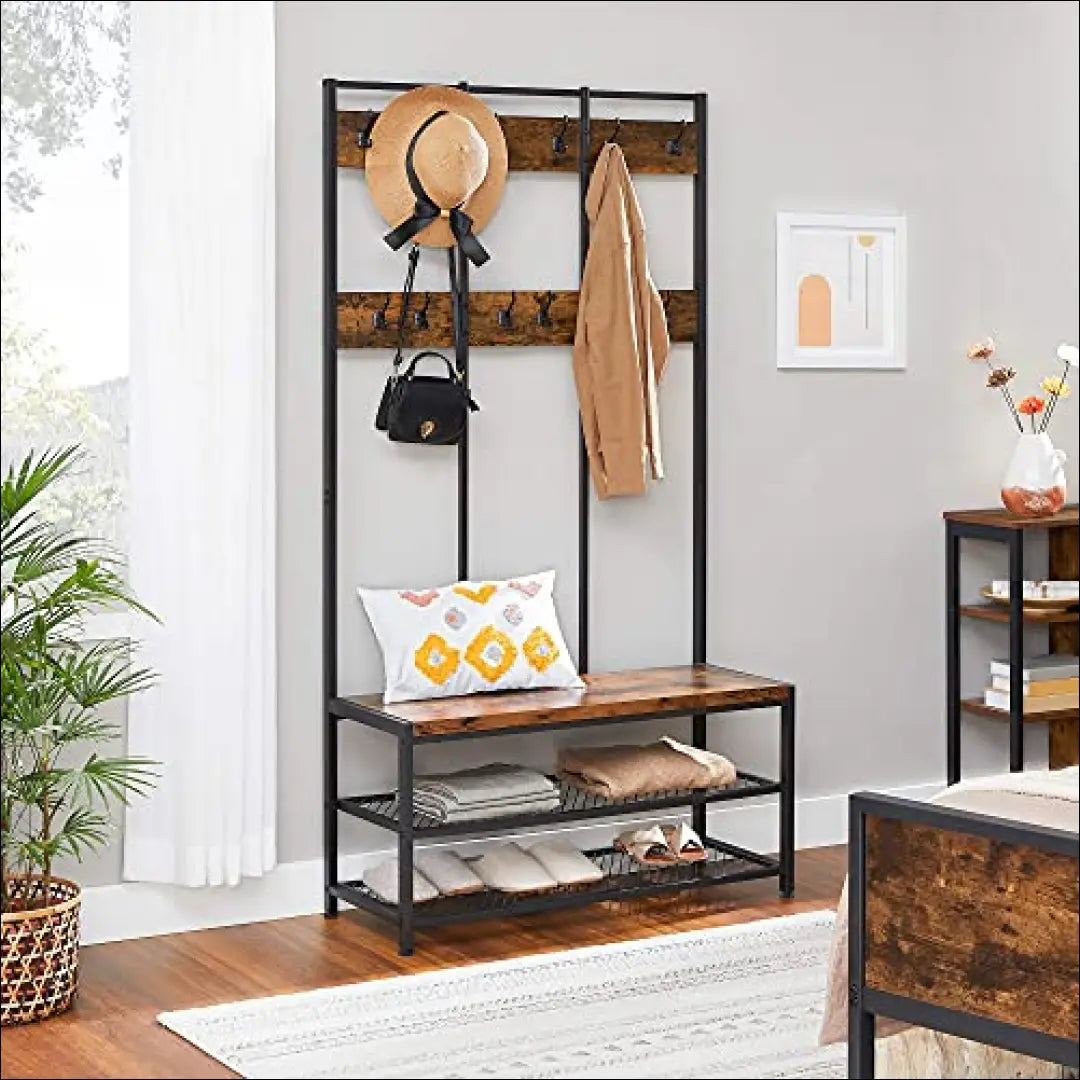 Drabužių kabykla su batų lentynomis SM233 - €162 Save 40% 100-200, __label:Pristatymas 5-14 d.d., notouch30, song,