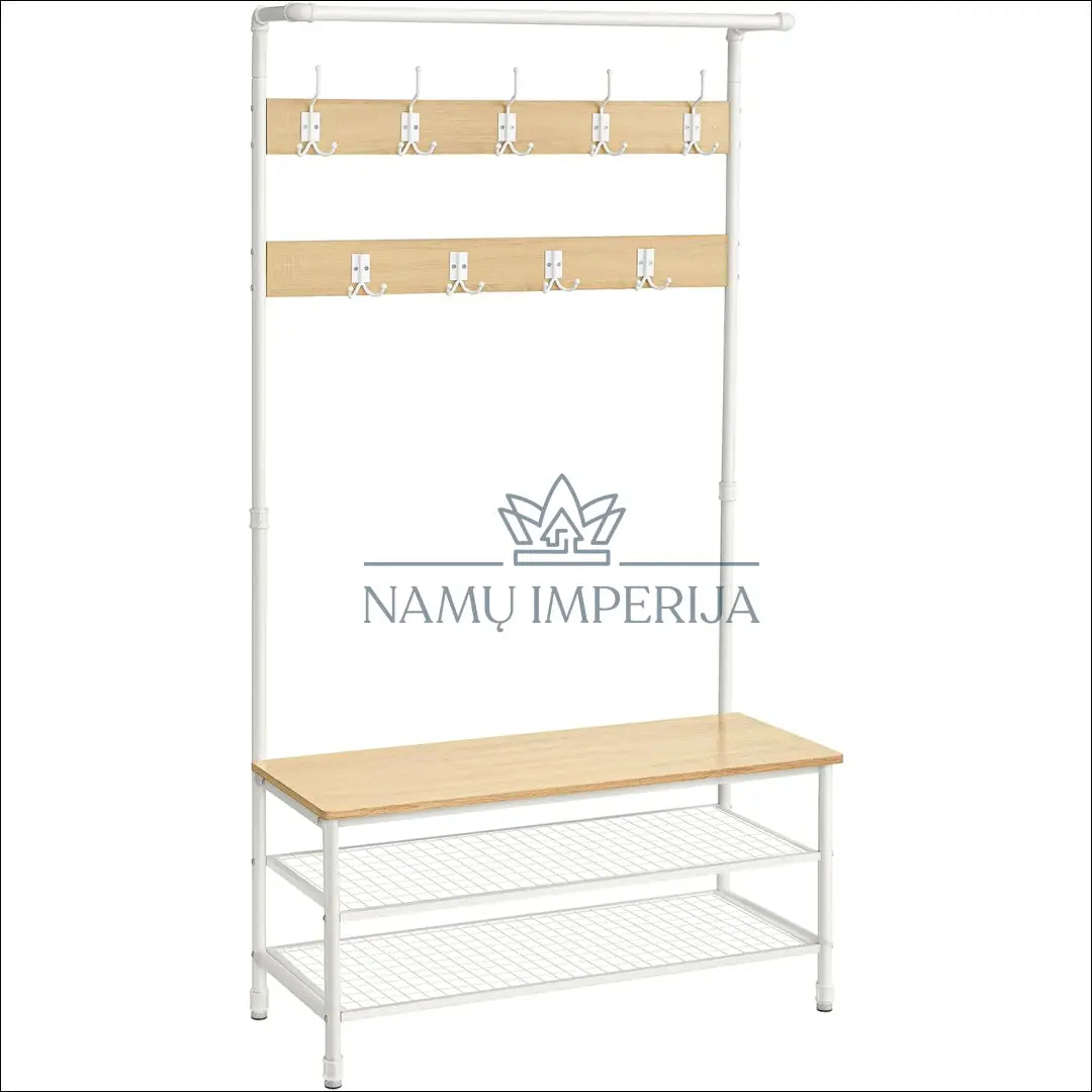Drabužių kabykla su batų lentynomis SM244 - €153 Save 40% 100-200, __label:Pristatymas 5-14 d.d., drabuziu-kabykla,