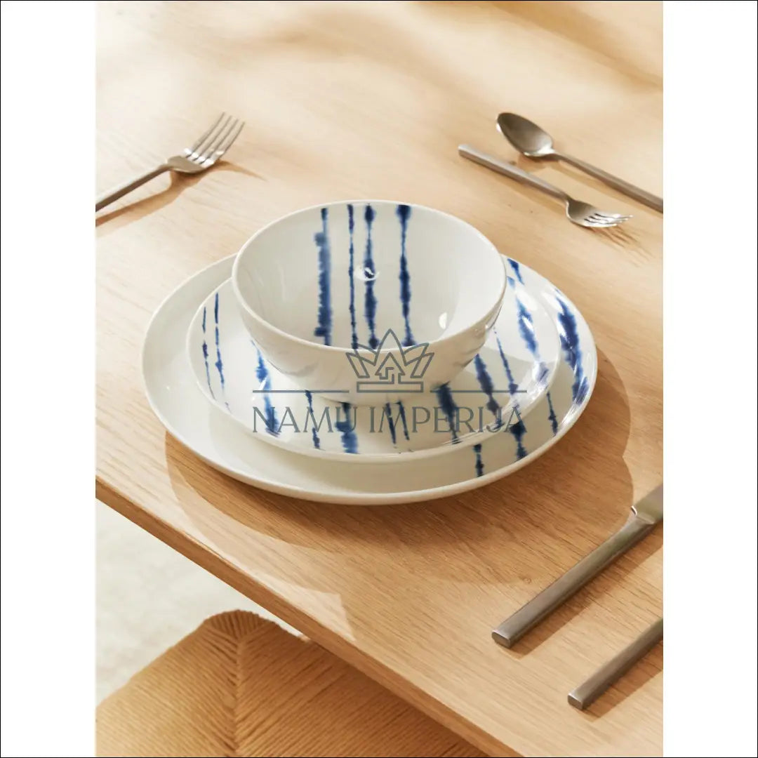 Dubenėlių komplektas (2vnt) DI6091 - €6 Save 70% __label:Pristatymas 1-2 d.d., color-balta, color-melyna, dubeneliai,