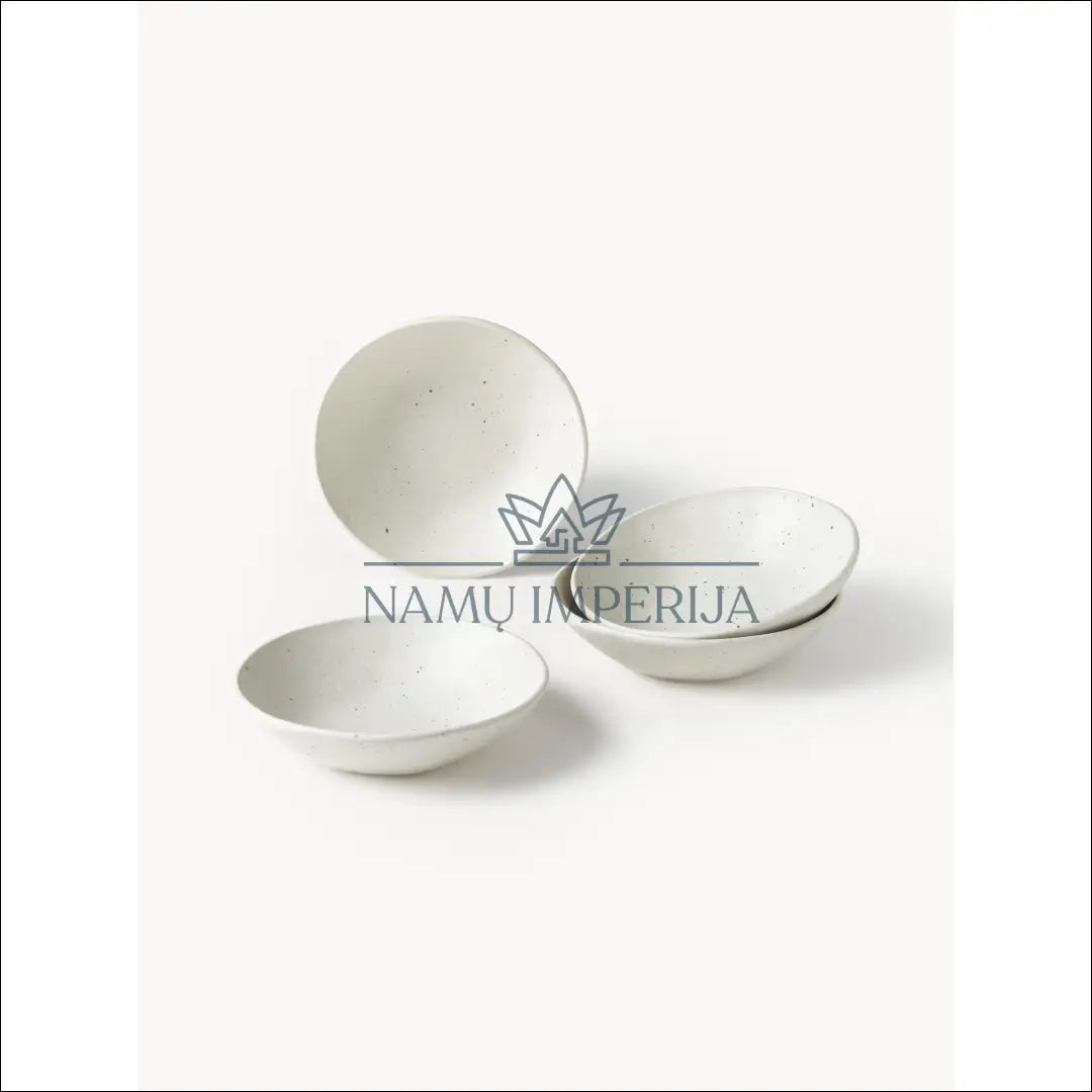 Dubenėlių komplektas (4vnt) DI7085 - €17 Save 65% __label:Pristatymas 1-2 d.d., color-balta, color-kremas, dubeneliai,