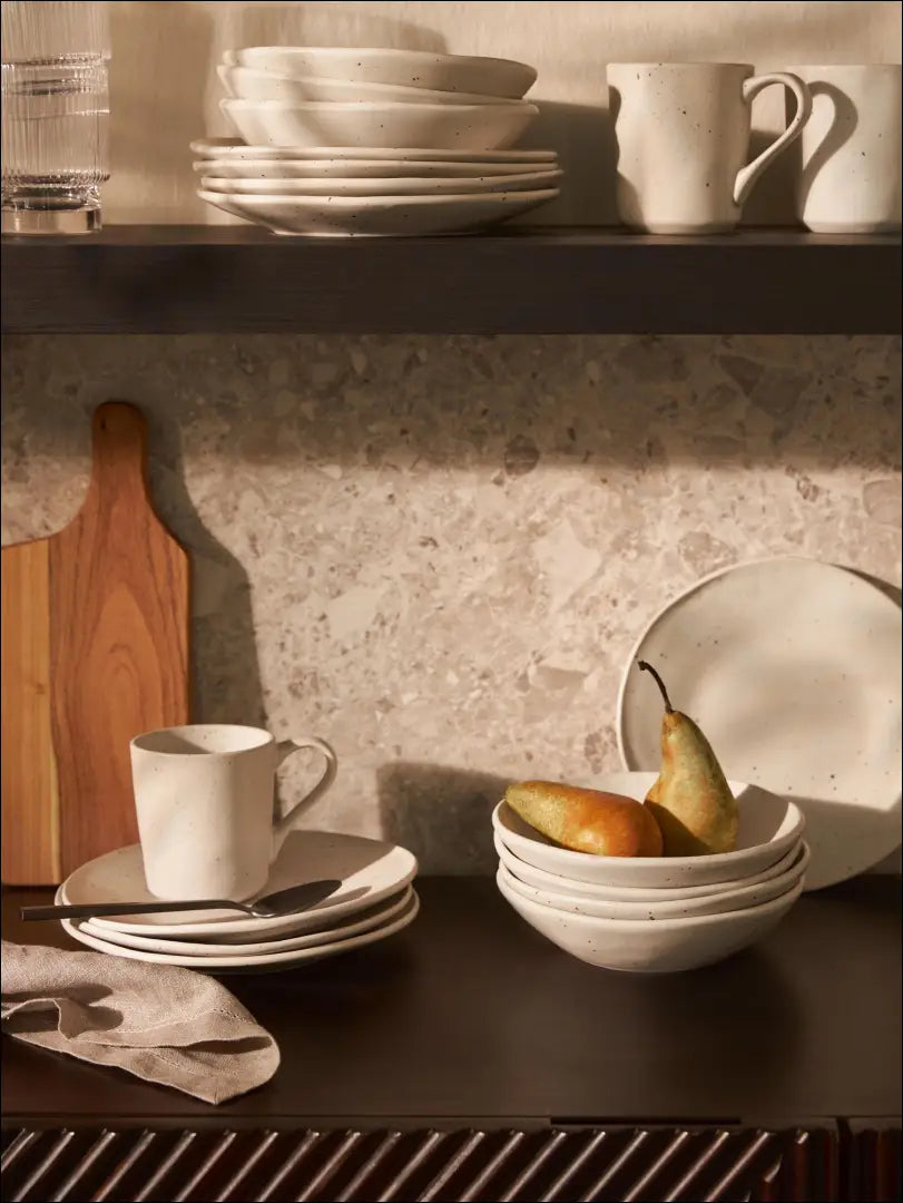 Dubenėlių komplektas (4vnt) DI7085 - €17 Save 65% __label:Pristatymas 1-2 d.d., color-balta, color-kremas, dubeneliai,