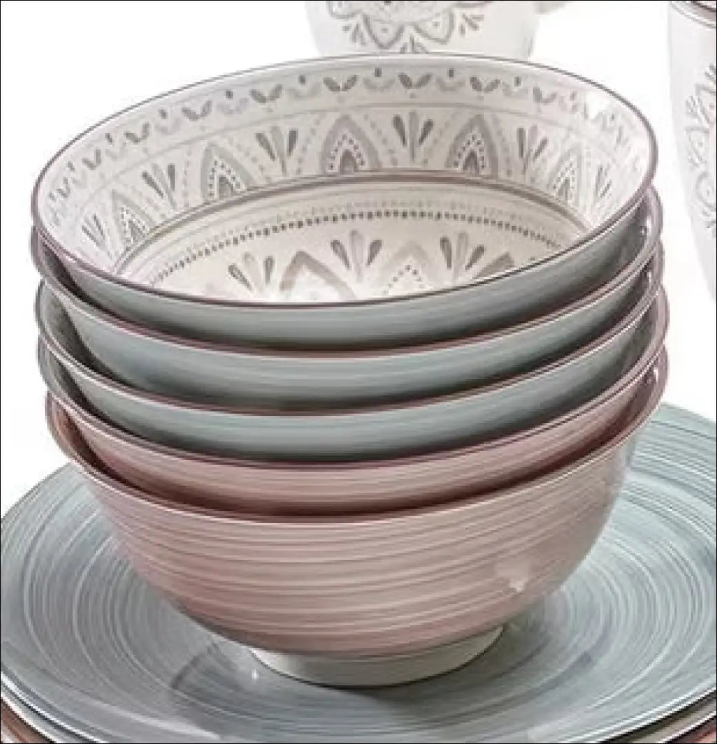 Dubenėlių komplektas (6vnt) DI11498 - €27 Save 50% 25-50, __label:Pristatymas 1-2 d.d., color-balta, color-pilka,