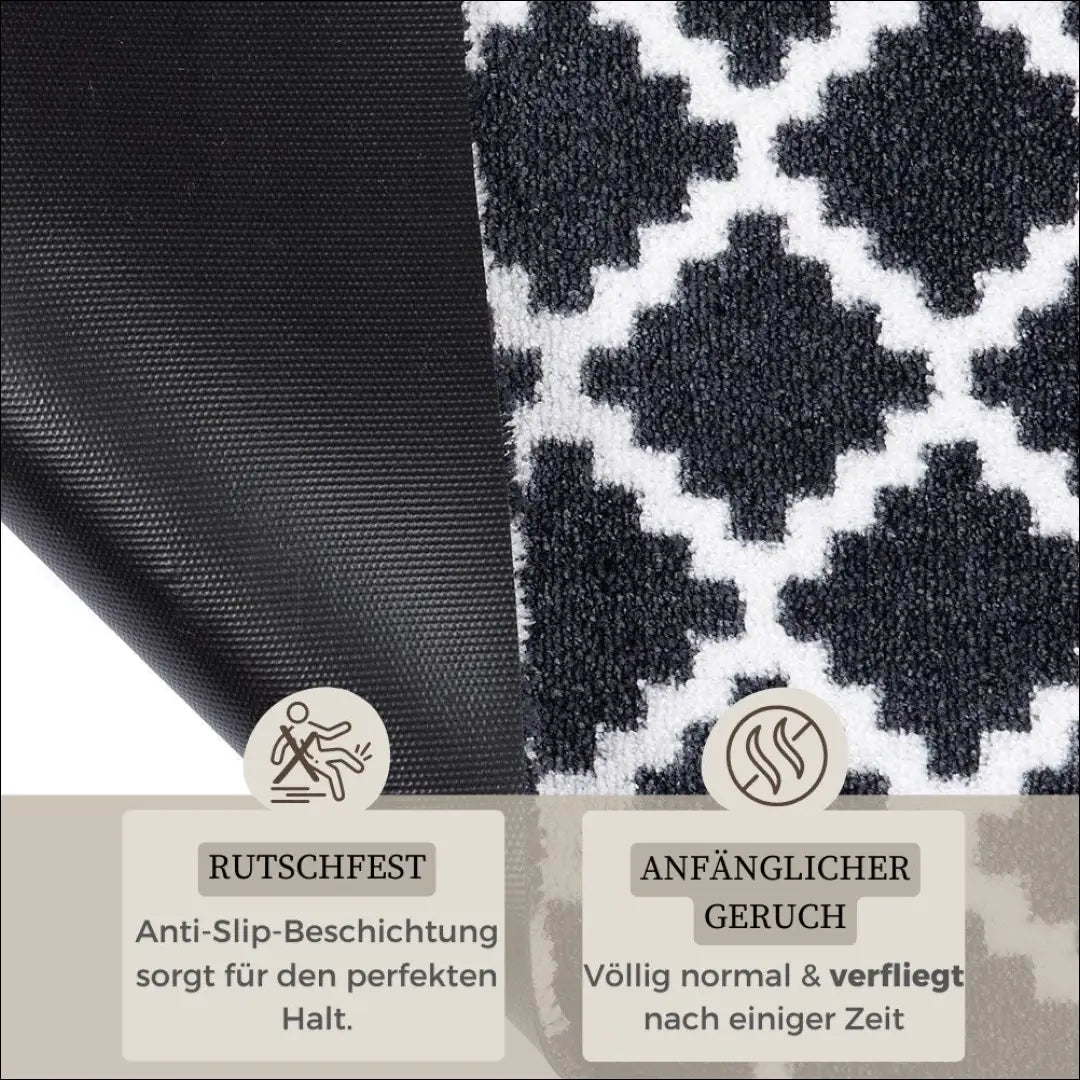 Durų kilimėlis RU1133 - €15 Save 50% __label:Pristatymas 1-2 d.d., color-balta, color-juoda, kilimai,