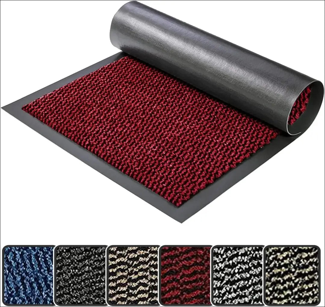 Durų kilimėlis RU1591 - €9 Save 50% __label:Pristatymas 1-2 d.d., color-juoda, color-raudona, kilimai, kita Kilimai