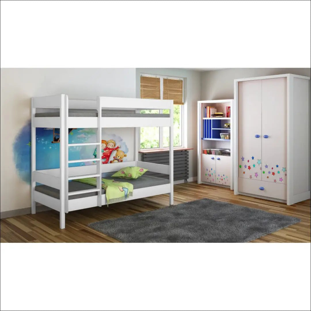 Dviaukštė lovytė GI515 - €191 Save 55% 100-200, __label:Pristatymas 1-2 d.d., color-balta, lovos-miegamojo,