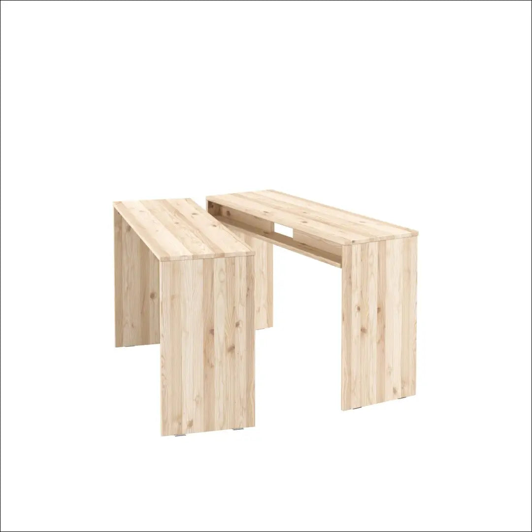 Dviejų dalių valgomojo stalas VI1478 - €260 Save 50% __label:Pristatymas 1-2 d.d., color-ruda, material-medzio-masyvas,