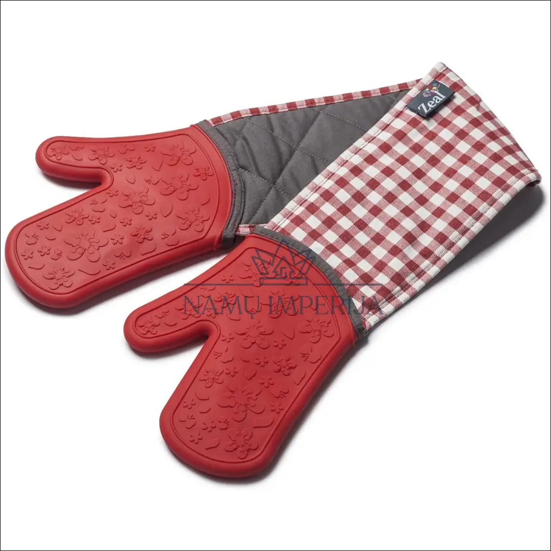 Dvigubos silikoninės orkaitės pirštinės DI8859 - €32 Save 50% 25-50, __label:Pristatymas 1-2 d.d., color-raudona,