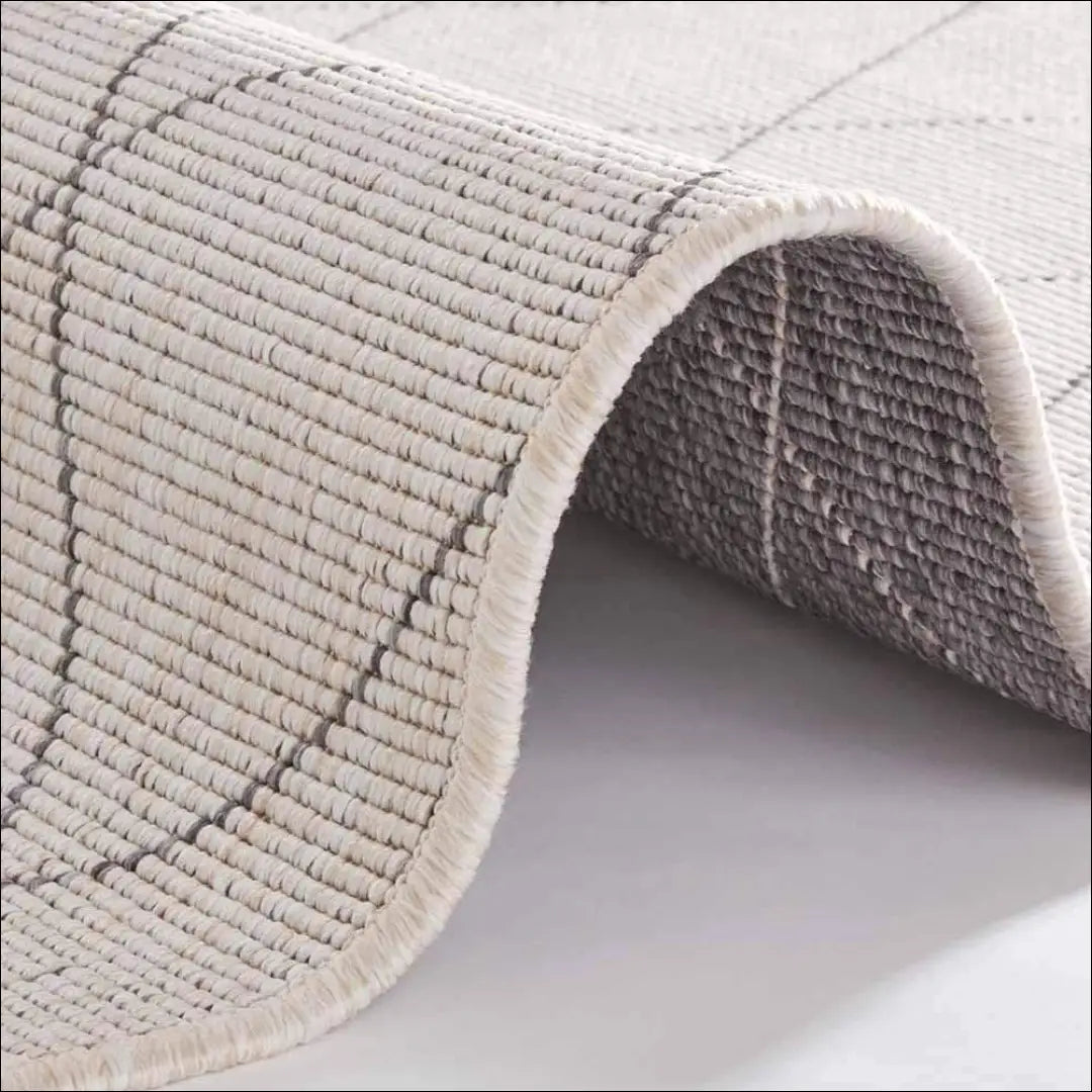 Dvipusis kilimas RU1164 - €82 Save 50% 50-100, __label:Pristatymas 1-2 d.d., color-kremas, color-pilka, kilimai 200 cm