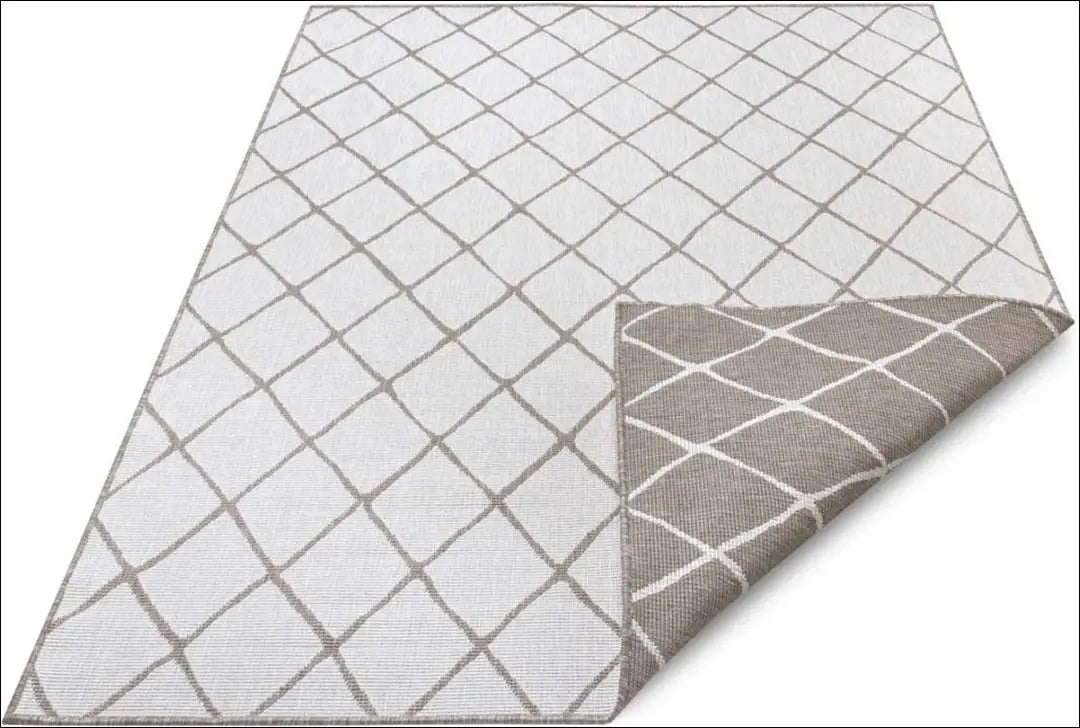 Dvipusis kilimas RU948 - €85 Save 50% 50-100, __label:Pristatymas 1-2 d.d., color-kremas, color-ruda,