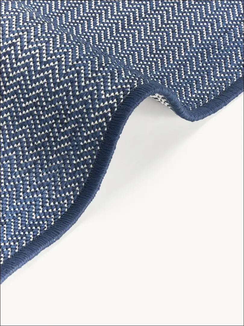 Dvipusis kiliminis takas RU860 - 25-50, __label:Pristatymas 1-2 d.d., color-melyna, color-pilka, Dydis-80-x-150-cm