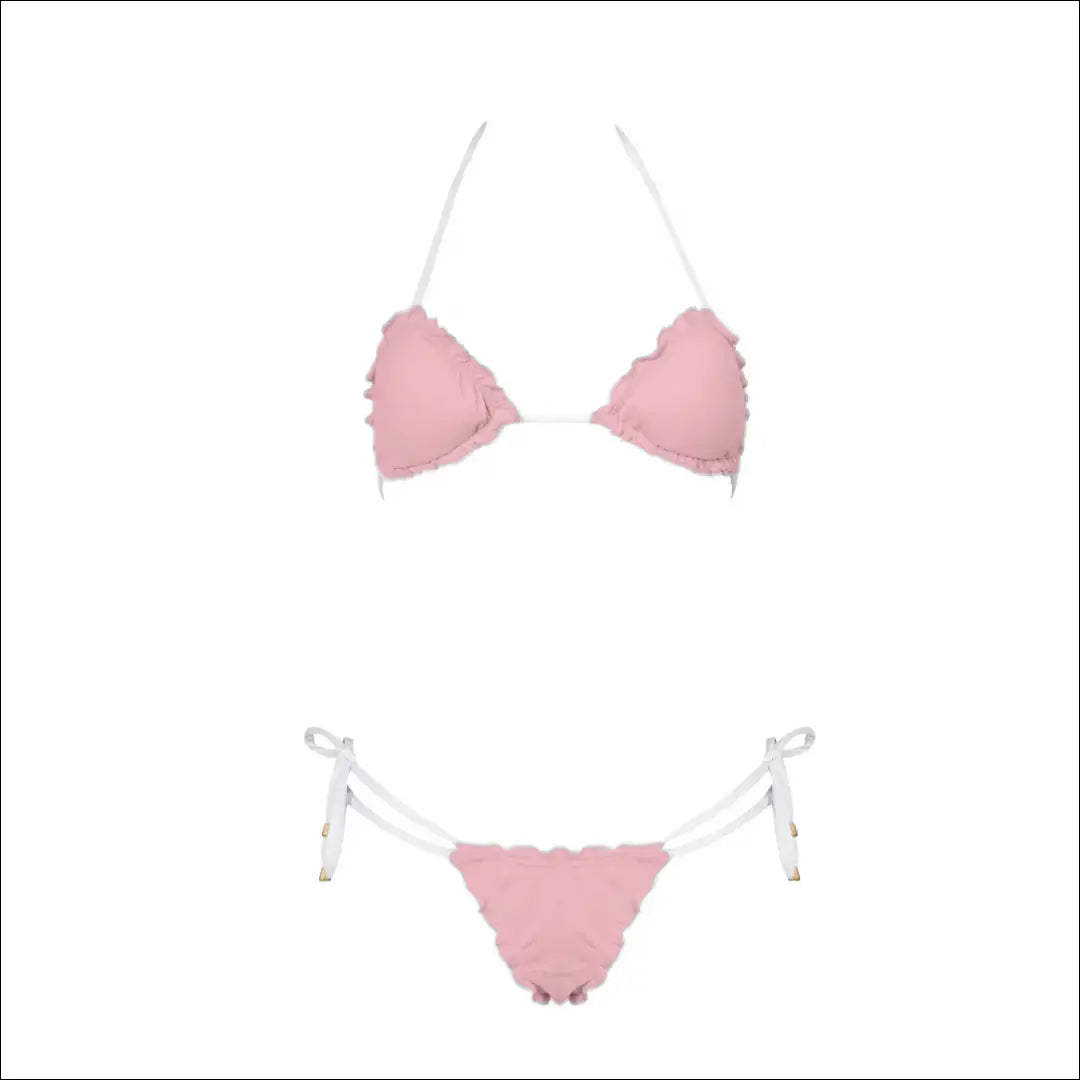 Dvipusis maudymosi kostiumėlis DR055 - €70 Save 50% 50-100, __label:Pristatymas 1-2 d.d., color-balta, color-rozine,