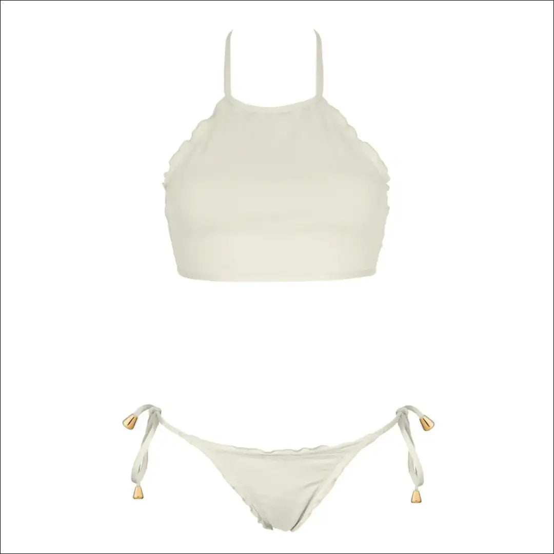 Dvipusis maudymosi kostiumėlis DR061 - 50-100, __label:Pristatymas 1-2 d.d., color-balta, color-zalia, drabuziai €50