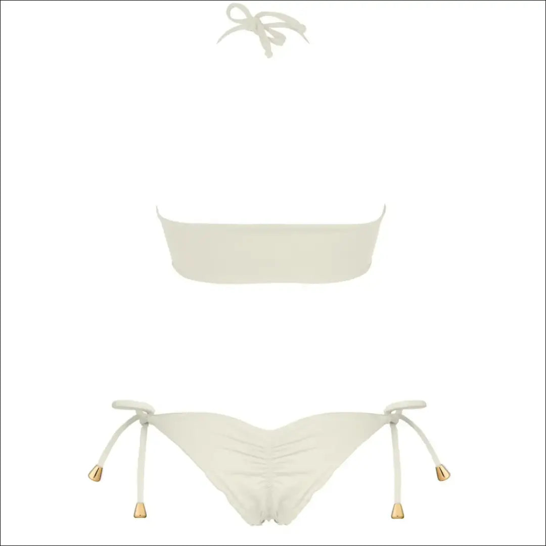 Dvipusis maudymosi kostiumėlis DR061 - 50-100, __label:Pristatymas 1-2 d.d., color-balta, color-zalia, drabuziai €50