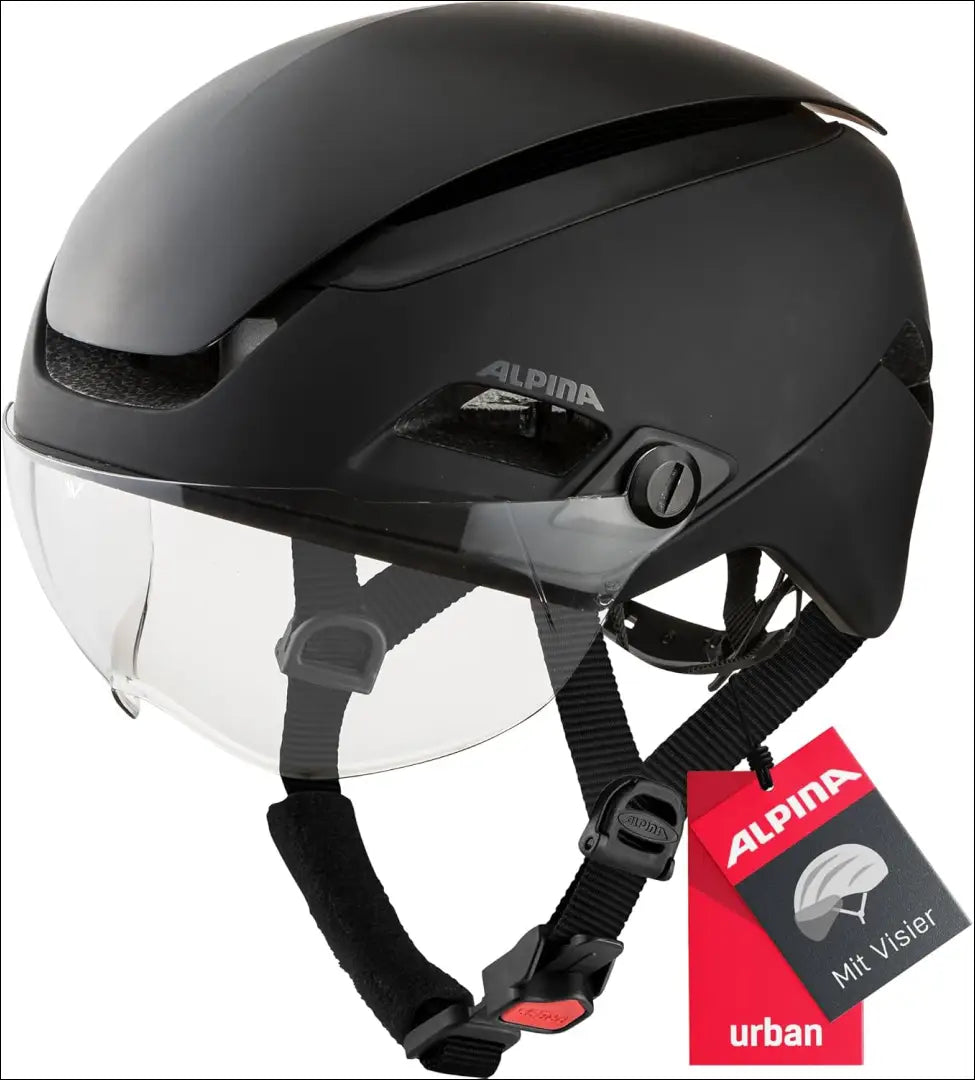 Dviračio šalmas “Alpina” SP198 - €62 Save 60% 50-100, __label:Pristatymas 1-2 d.d., color-juoda, pazeistas, pazeisti