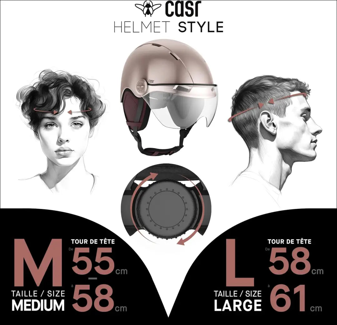 Dviračio šalmas “casr” SP027 - €33 Save 30% 25-50, __label:Pristatymas 1-2 d.d., color-rozine, laisvalaikis, notouch30