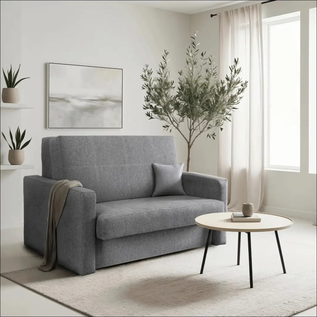 Dvivietis miegamas fotelis su audiniu pilkos spalvos TE661 - €1,489 Save 15% __label:Pristatymas 5-14 d.d., elite,