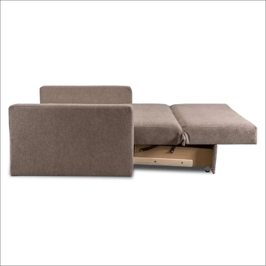 Dvivietis miegamas fotelis su audiniu smėlio spalvos TE532 - €820 Save 15% __label:Pristatymas 5-14 d.d., elite, Fotele