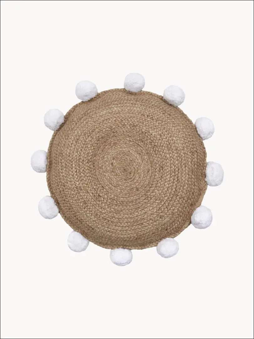 Džiuto pagalvėlė DI4250 - €20 Save 50% __label:Pristatymas 1-2 d.d., color-balta, color-smelio, interjeras,