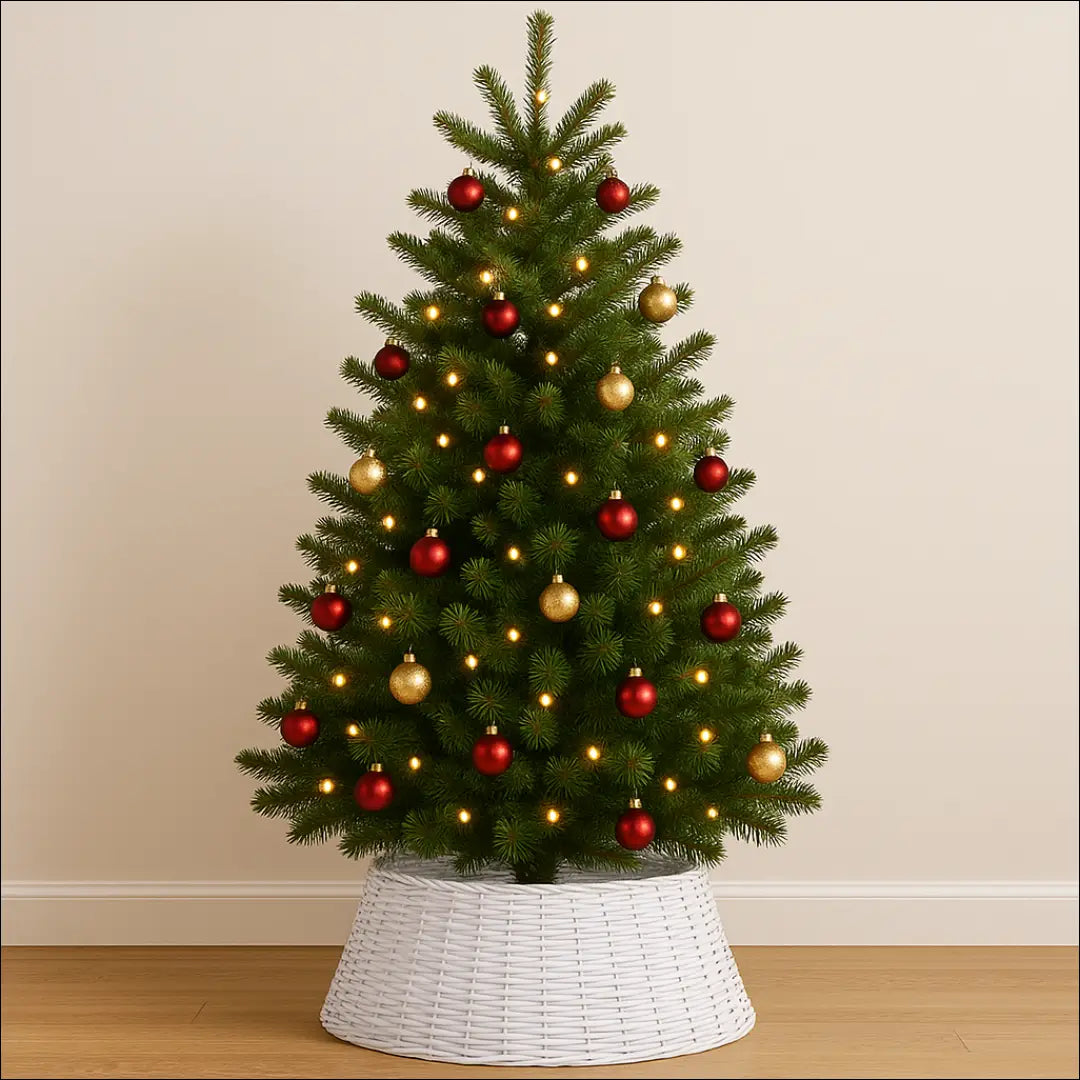 Eglutės stovo uždengėjas DI6659 - €23 Save 75% __label:Pristatymas 1-2 d.d., color-balta, kaledos, material-mediena,