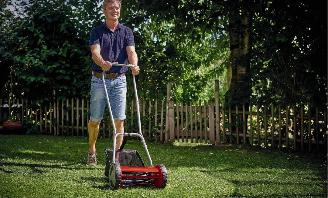 „Einhell“ rankinė stumiama vejapjovė SP277 - €34 Save 50% 25-50, __label:Pristatymas 1-2 d.d., color-juoda,