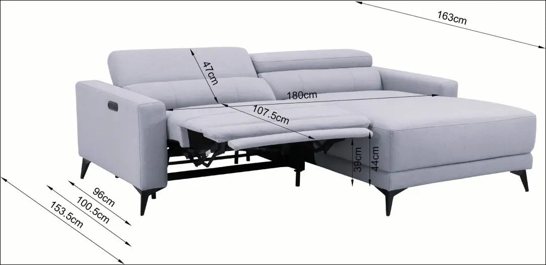 Elektra valdoma kampinė sofa MI926 - €550 Save 50% __label:Pristatymas 1-2 d.d., color-pilka, kampai,