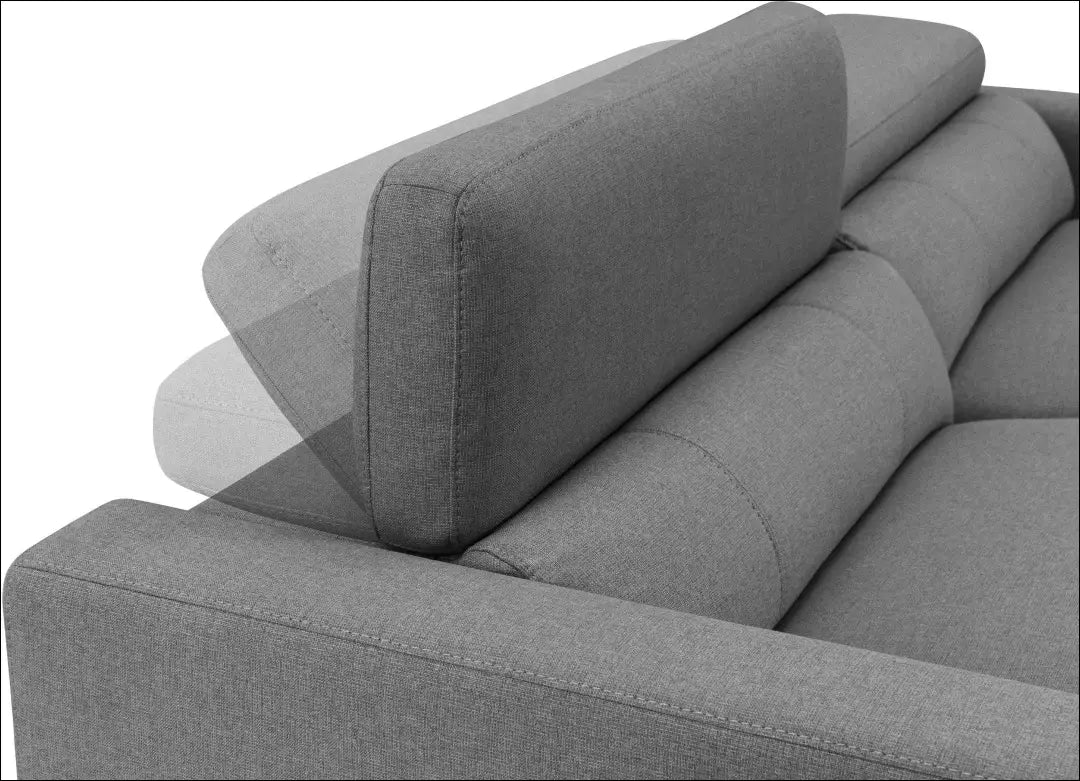 Elektra valdoma kampinė sofa MI926 - €550 Save 50% __label:Pristatymas 1-2 d.d., color-pilka, kampai,