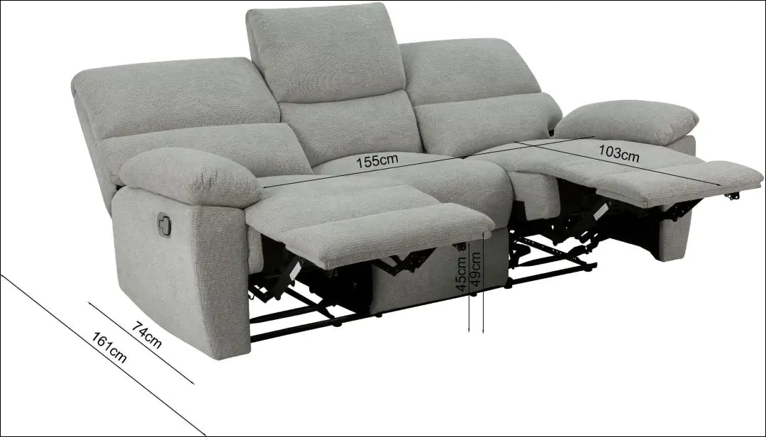 Atlošiama sofa MI934 - €360 Save 50% __label:Pristatymas 1-2 d.d., color-pilka, material-gobelenas,