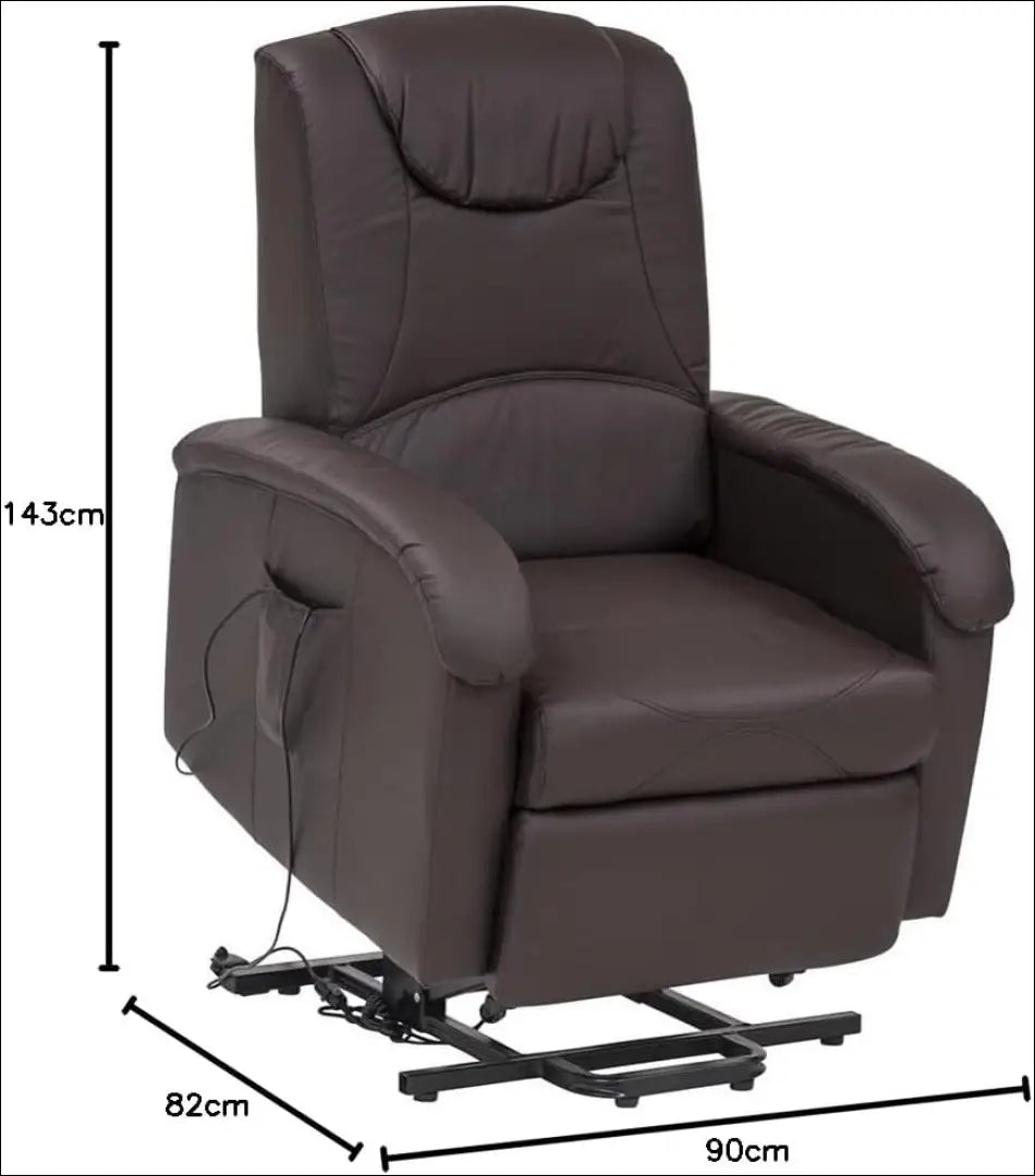 Elektra valdomas fotelis MI695 - €410 Save 50% __label:Pristatymas 1-2 d.d., color-ruda, foteliai,