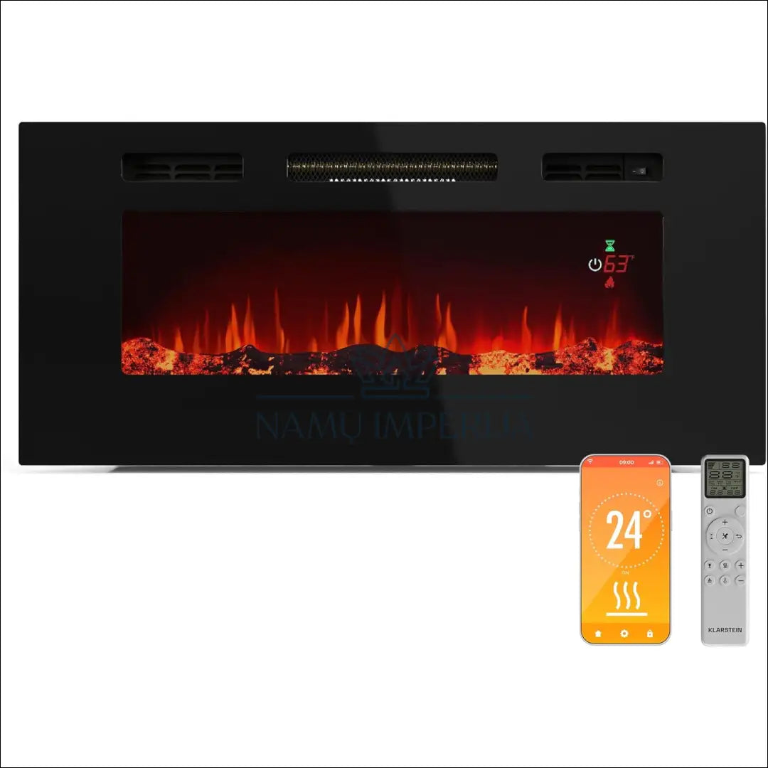 Elektrinis židinys ’Klarstein’ KI1160 - €193 Save 50% 100-200, __label:Pristatymas 1-2 d.d., color-juoda, elektronika,