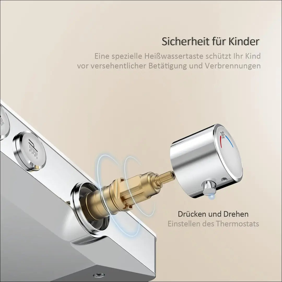 EMKE termostatinė dušo sistema SP254 - €95 Save 50% 50-100, __label:Pristatymas 1-2 d.d., color-sidabrine, kita,