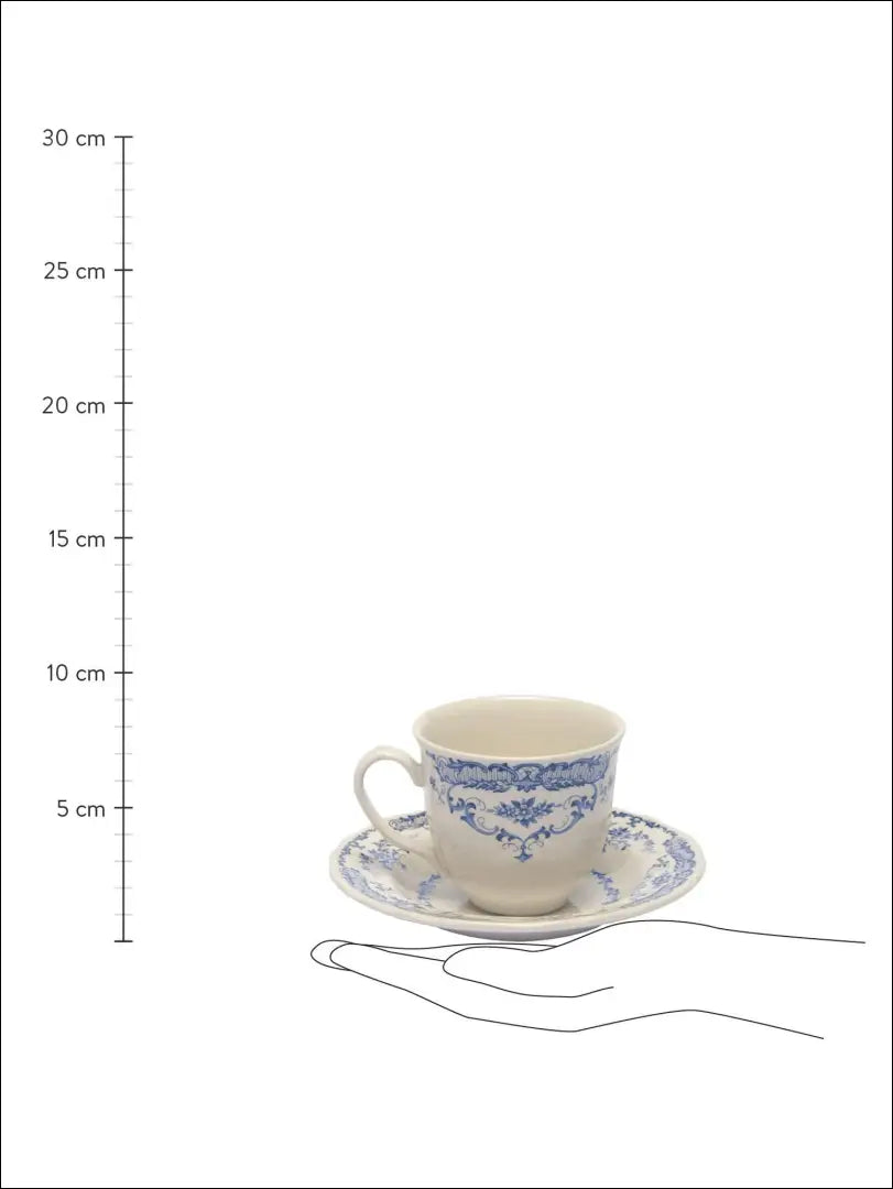 Espreso puodelio su lėkštute komplektas (2vnt) DI4519 - €7 Save 70% __label:Pristatymas 1-2 d.d., color-balta,