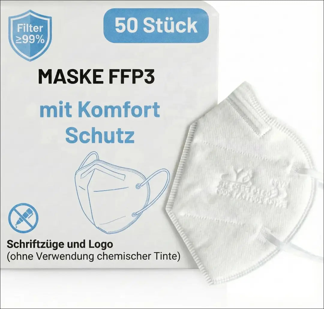 FFP3 burnos ir nosies apsaugos kaukė (50vnt) SP176 - €11 Save 50% __label:Pristatymas 1-2 d.d., laisvalaikis, under-25